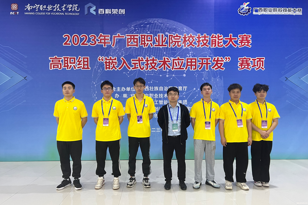 Our Students Won Awards In 2023 Guangxi Vocational College Skill Competition